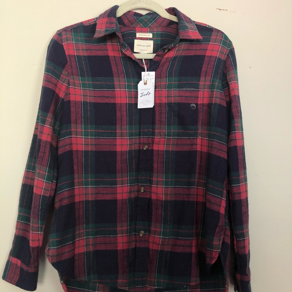 NWT AE flannel